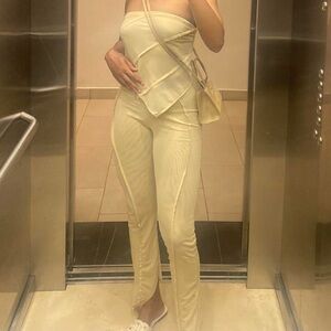 Sami Miro Vintage mesh cream set